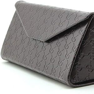 Gucci branded sunglasses case w/ cleaning cloth